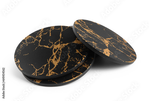 Stylish table coasters isol...