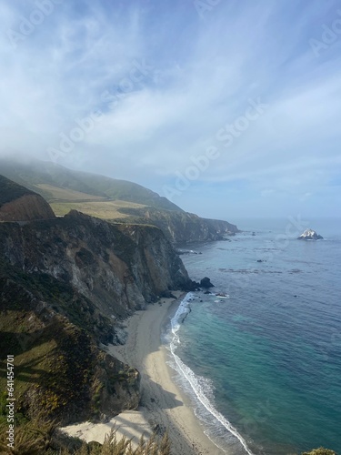 view from the beach
