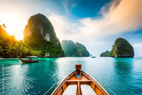 boat on the lake