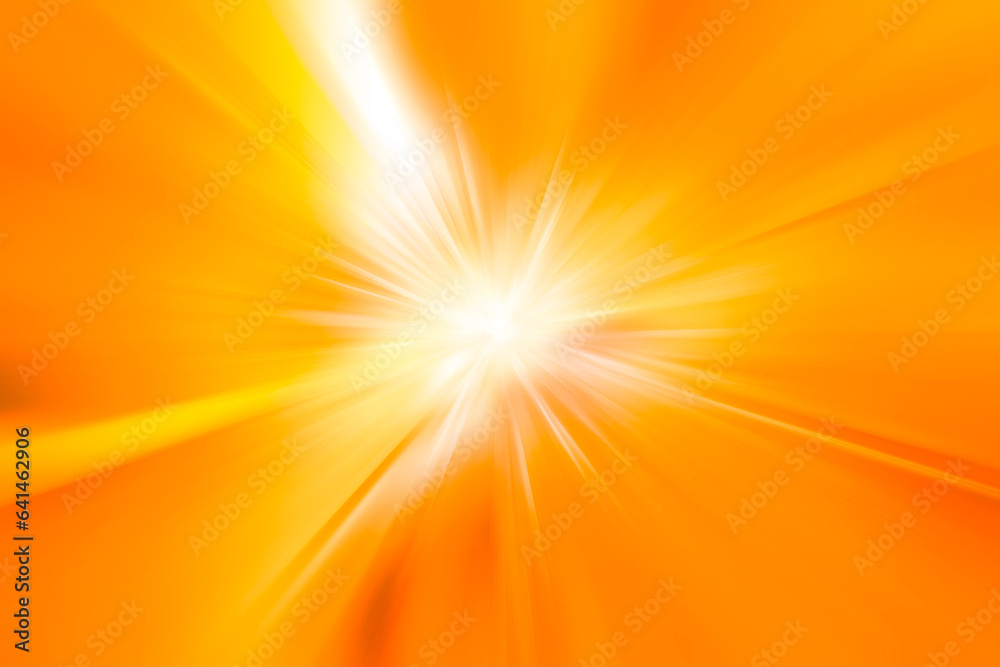 Obraz premium Bright yellow and orange sunny rays background 