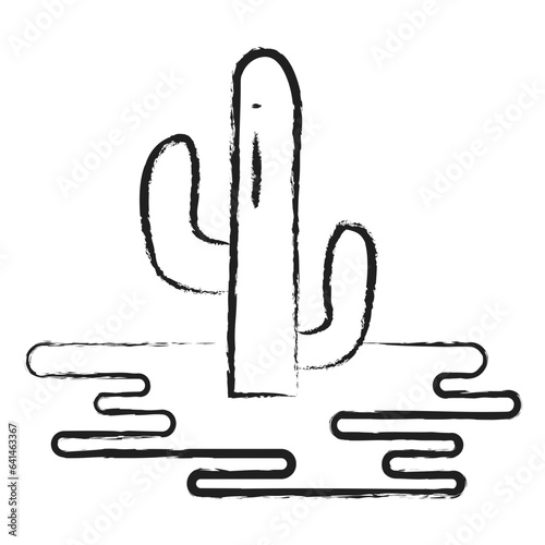 Hand drawn Cactus icon