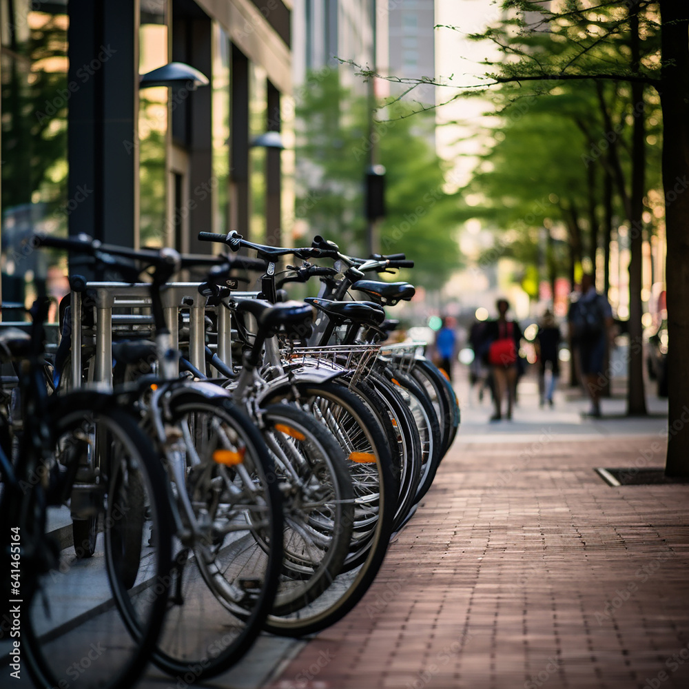 Obraz premium Senior citizens riding Bicycles