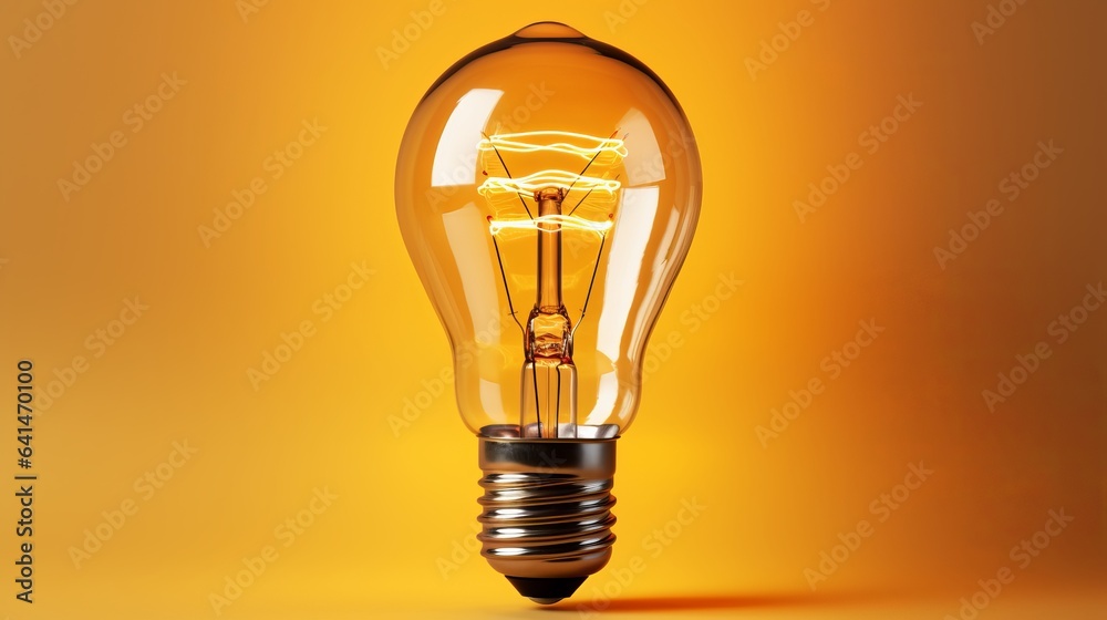 Electric light bulb on a plain background.
Concept: symbol of ideas and brainstorming. Solution proposal illustration Electric light bulb on a plain background.
Concept: symbol of ideas and brainstorming. Solution proposal illustration