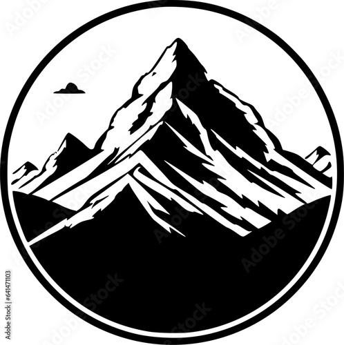 Mountain - High Quality Vector Logo - Vector illustration ideal for T-shirt graphic