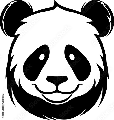 Panda - High Quality Vector Logo - Vector illustration ideal for T-shirt graphic