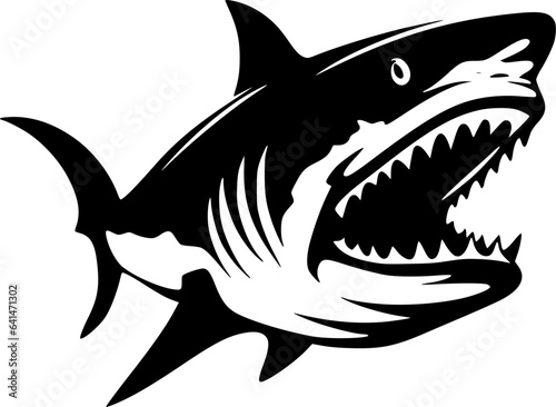 Shark - High Quality Vector Logo - Vector illustration ideal for T-shirt graphic