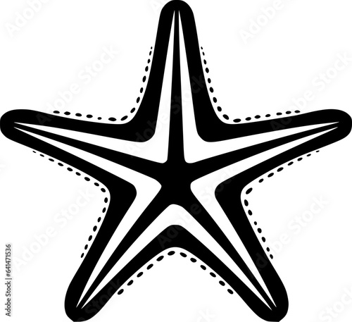 Starfish - High Quality Vector Logo - Vector illustration ideal for T-shirt graphic
