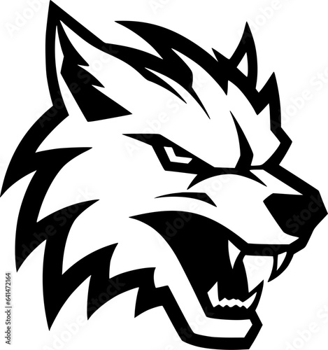 Wolf | Minimalist and Simple Silhouette - Vector illustration