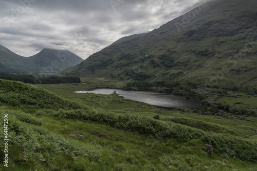 scenic landscape of glen etive photo