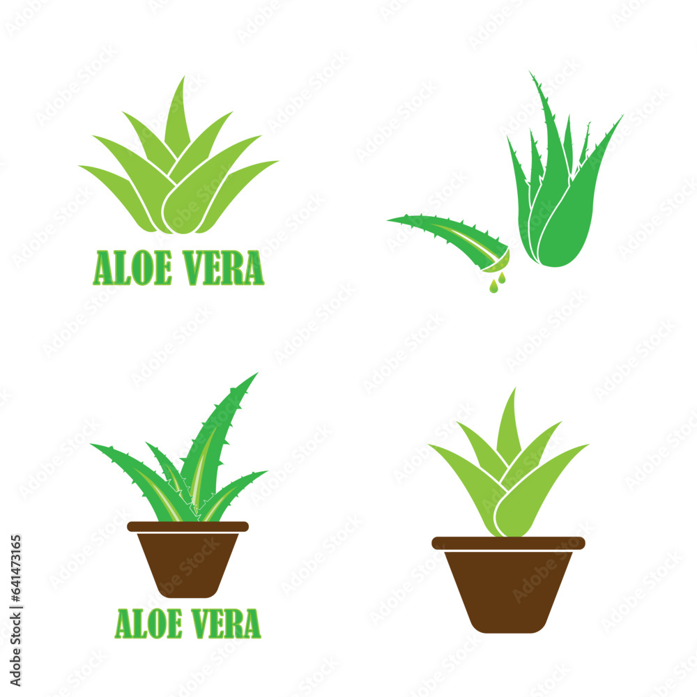 Aloe vera icon ;pgp vector design template