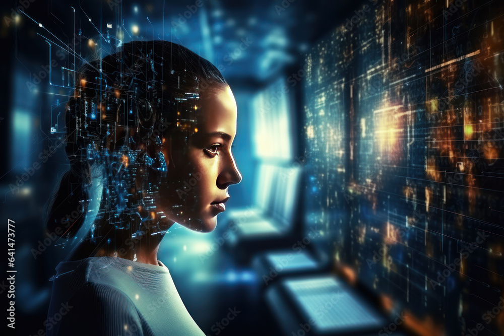Artificial intelligence, computers to analyze data Artificial intelligence, computers to analyze data