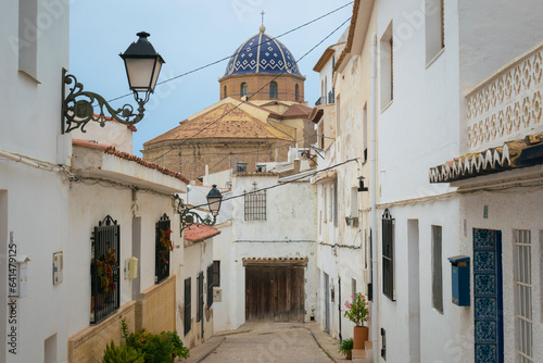 Obraz na płótnie Cityscape of Altea (Alicante, Spain) w salonie