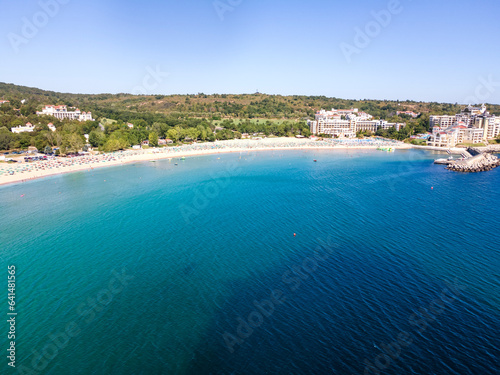 Aerial view of Arkutino region near resort of Dyuni, Bulgaria photo