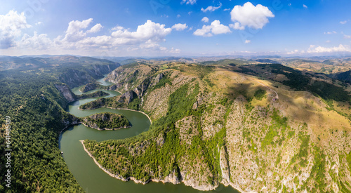 Viewpoint Vidikovac Molitva, canyon of Uvac river, Serbia photo