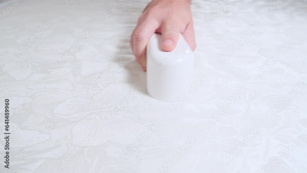 Removing a Lump from a Bed Mattress with a Lump Remover. Fluffball