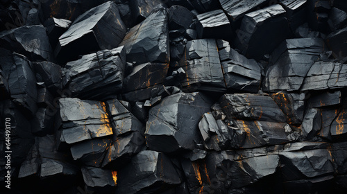 pile of coal HD 8K wallpaper Stock Photographic Image photo