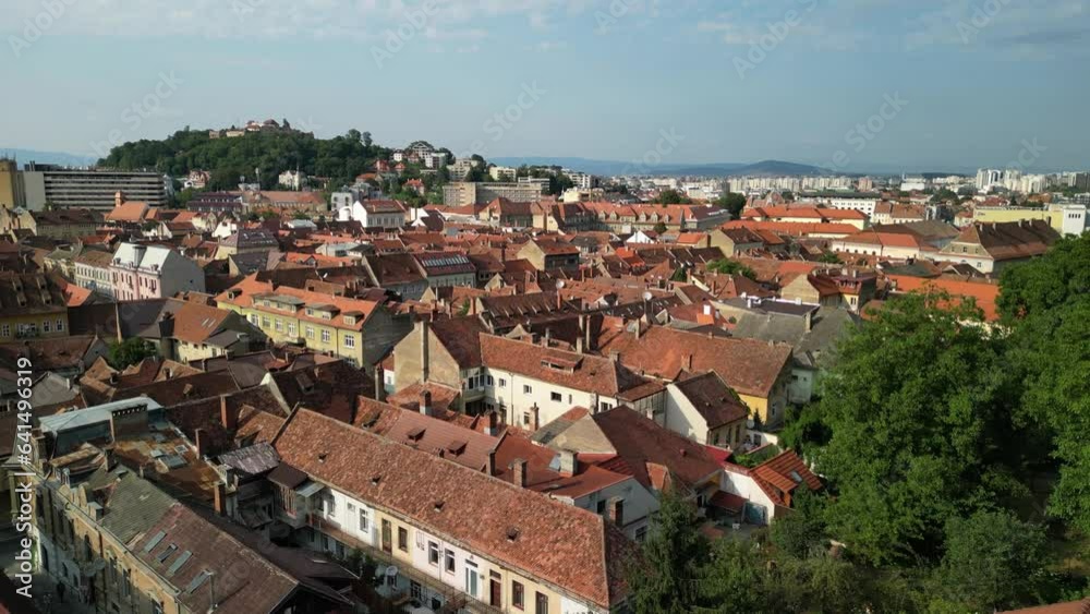 Aerial view of Brasov old town Transylvania region, Romania. Aerial view of Brasov old town Transylvania region, Romania.