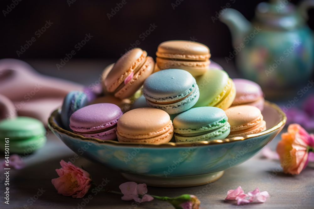 Obraz premium Exquisite Macarons. 
