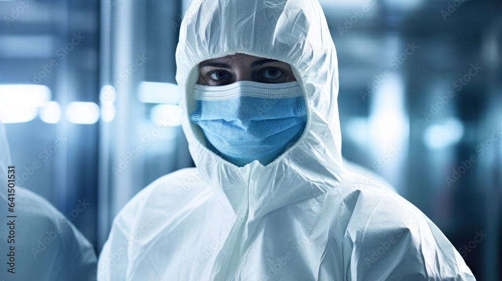 infectious disease specialist wearing a protective suit generative ai infectious disease specialist wearing a protective suit generative ai