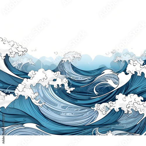 blue sea waves ocean wallpaper