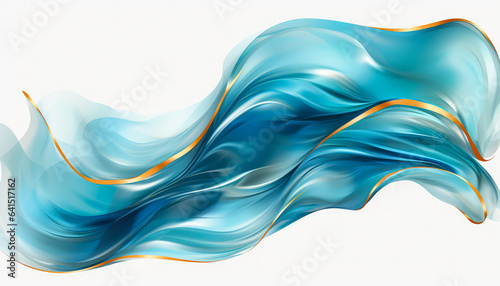 Oceanic Dreams in Motion Water Waves Vector, Abstract Waves, and Fluid Backgrounds on White