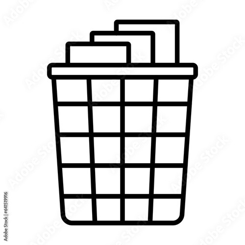 Paper Bin Icon