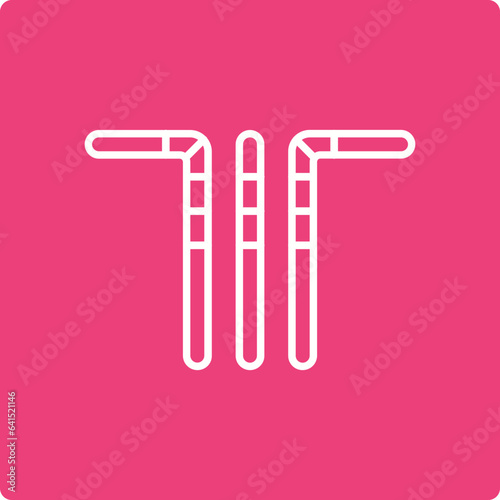 Plastic Straw Icon