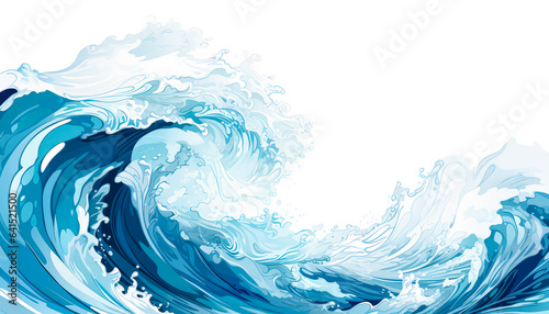 Captivating Oceanic Expressions Water Wave Designs  Swells  and Blue Wave Backgrounds