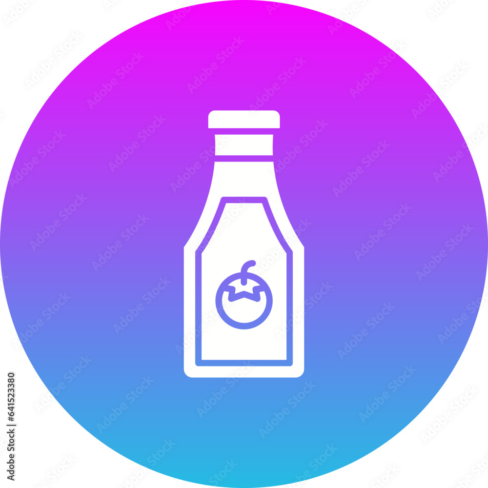 Ketchup Bottle Icon Ketchup Bottle Icon