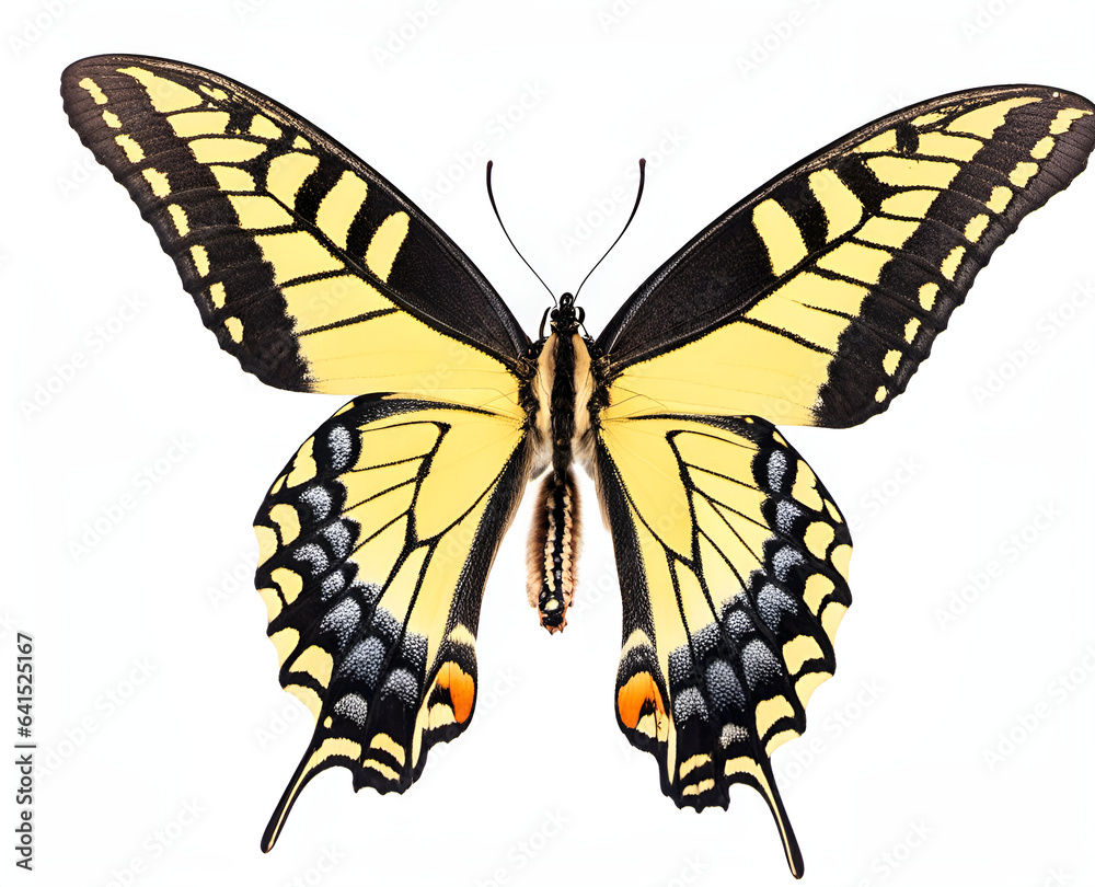 Naklejka premium Beautiful butterfly isolated on white background