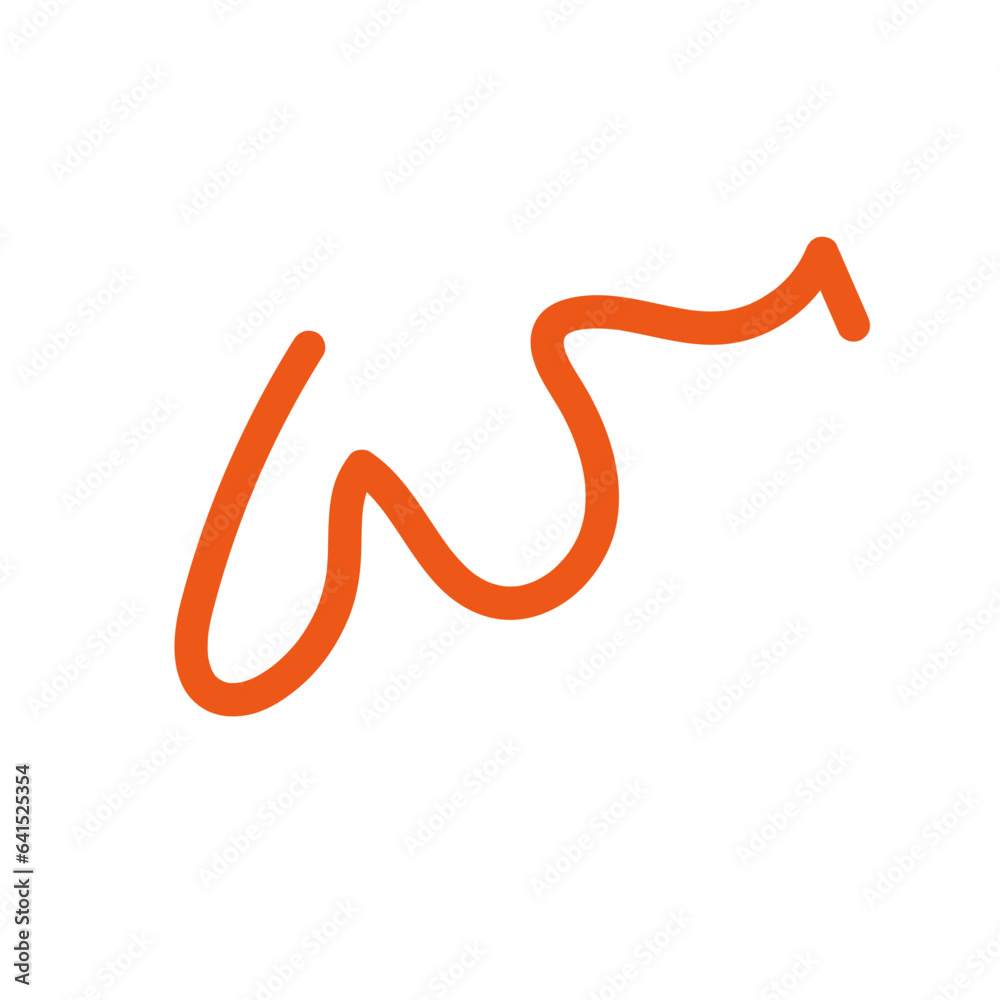 orange brown squiggly doodle lines orange brown squiggly doodle lines