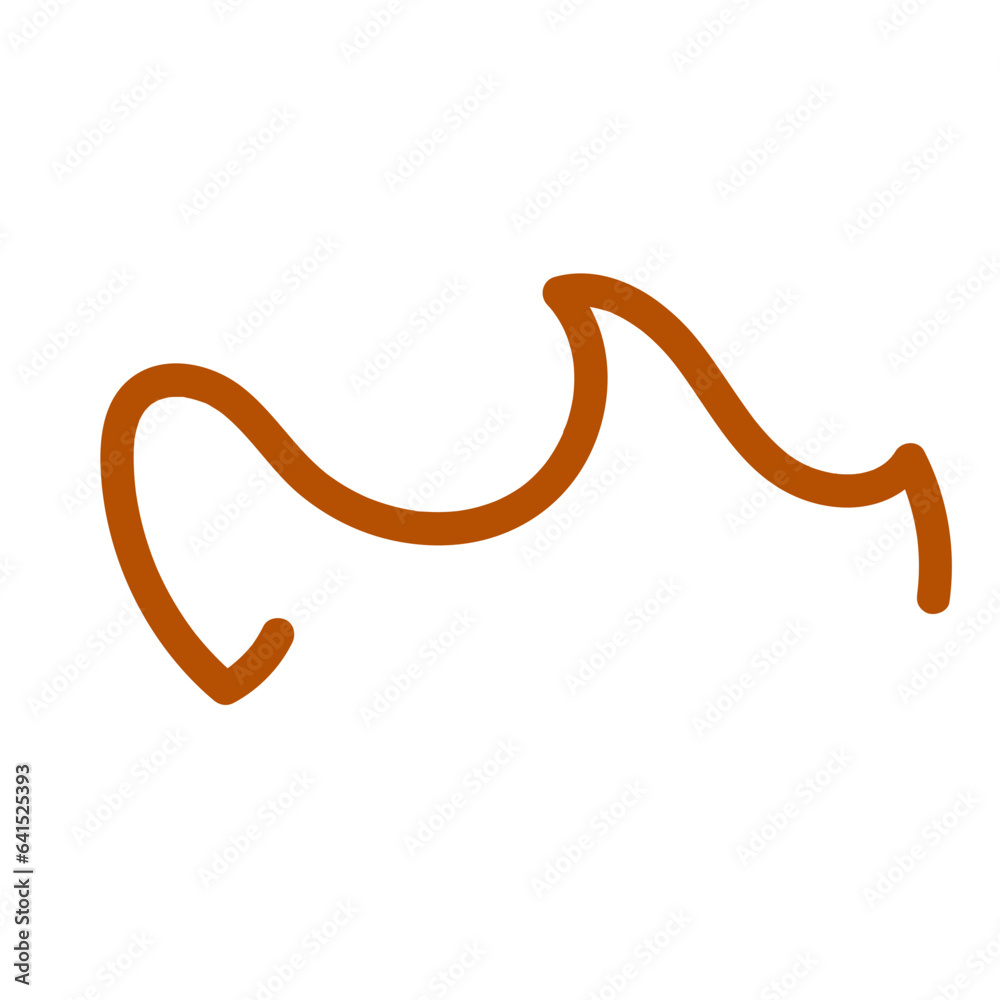orange brown squiggly doodle lines orange brown squiggly doodle lines