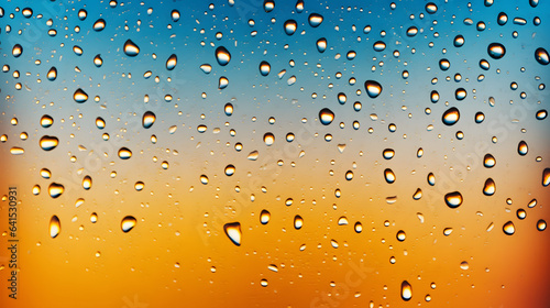 Raindrop Mosaic Windowpane s Falling Rhapsody