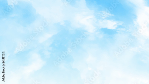 Summer blue sky cloud gradient light white background. Beauty clear cloudy in sunshine calm bright winter air background. Gloomy vivid cyan landscape in environment day horizon skyline view. Sky image