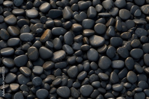 Black Pebbles Stone Background, Pebbles Stone Background, Stone Background, Pebble Stones, Pebbles Wallpaper, AI Generative