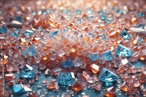 Sugar Crystals Background, Sugar Crystal Wallpaper, Sugar Diamond Background, Crystal Background, AI Generative