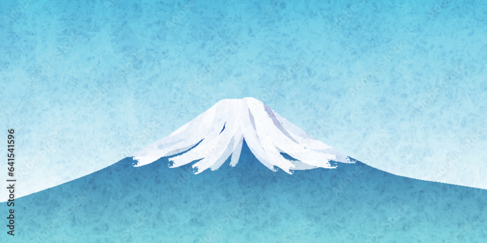 富士山　日本　年賀状　背景