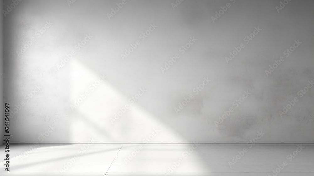 Minimalist style of empty gray wall, smooth shadow overlay Minimalist style of empty gray wall, smooth shadow overlay