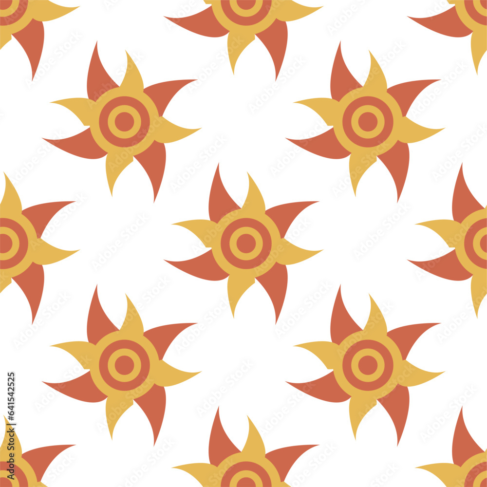 Seamless pattern with suns. Summer psychedelic Seamless pattern with suns. Summer psychedelic