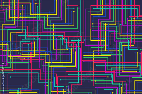 Abstract panel technology background