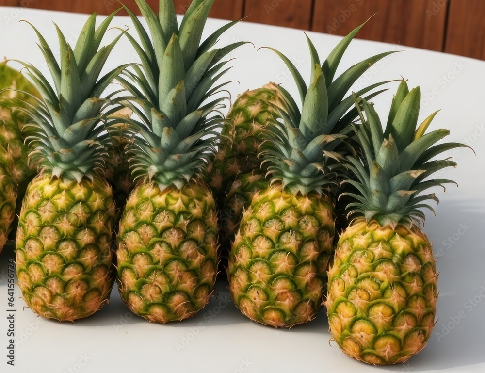 pineapple on the table pineapple on the table