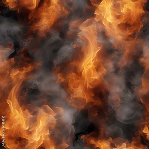 A pattern of abstract fire and smoke, capturing the dynamic and ever-changing nature of flames1