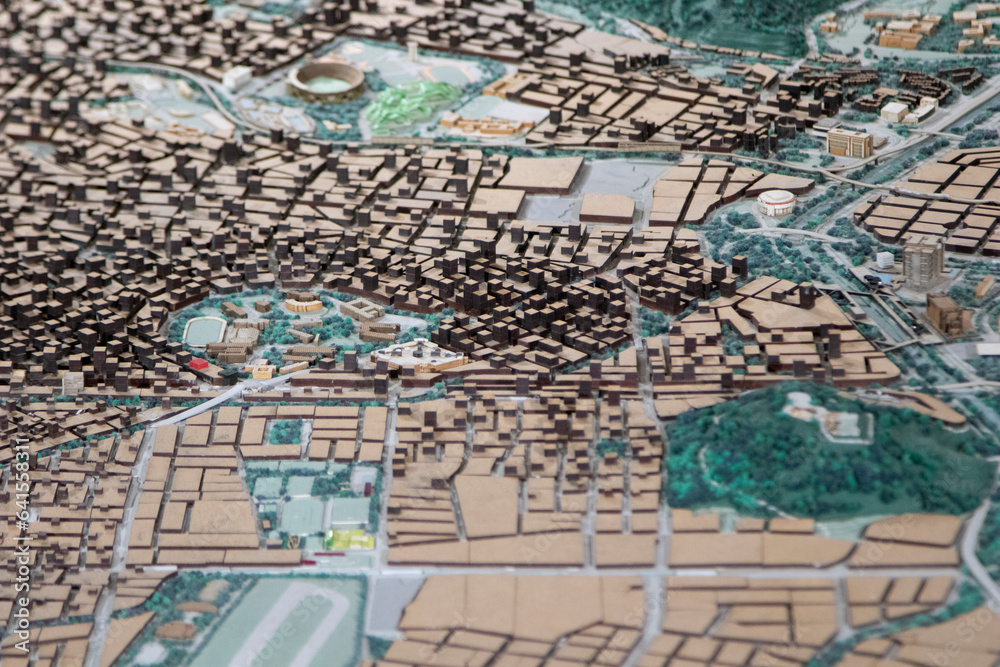 Architectural Marvel: Cardboard Cityscape Model of Medellin