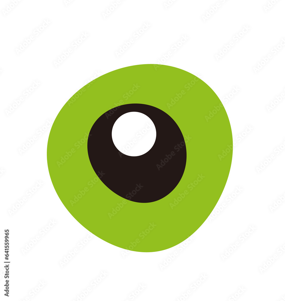 a green eyeball a green eyeball