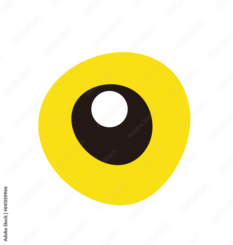 a yellow eyeball a yellow eyeball