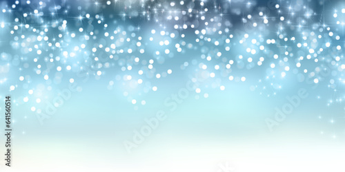クリスマス　雪　冬　風景　背景