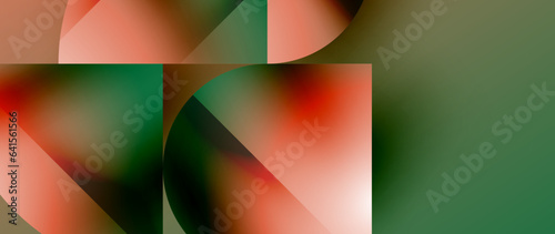 Essence of minimalism - metallic circles and squares converge upon canvas, study in restraint. The play of light on their surfaces forms subdued dance, epitomizing sophistication in simplicity