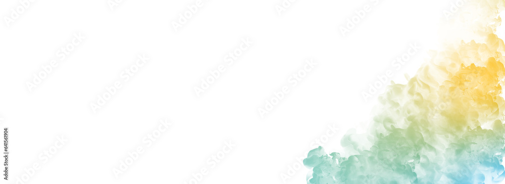 color smoke transparent background