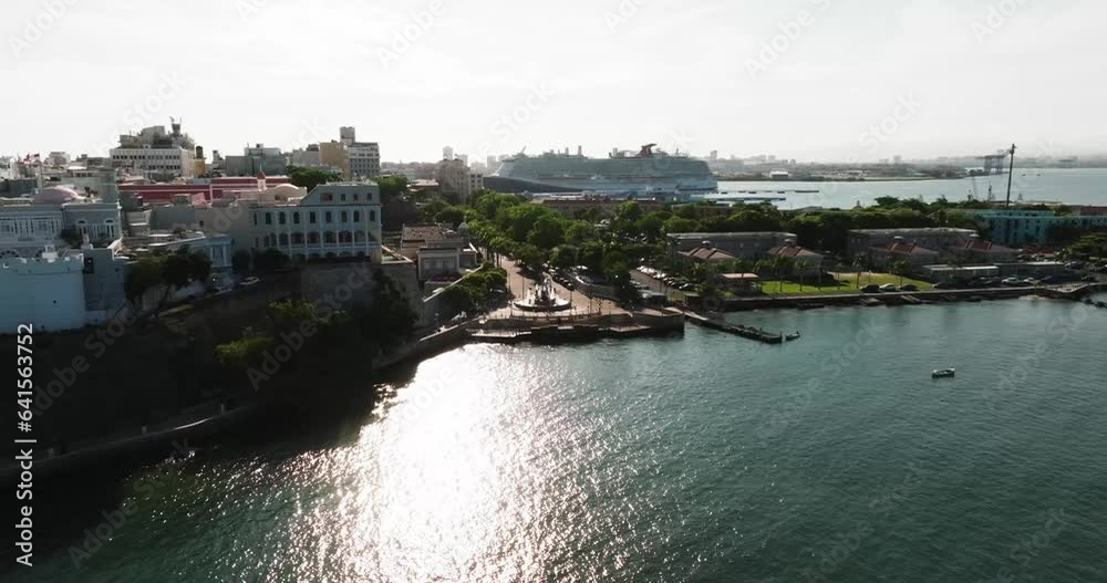 Paseo La Princesa On the Old San Juan Puerto Rico From the bay 6 Paseo La Princesa On the Old San Juan Puerto Rico From the bay 6