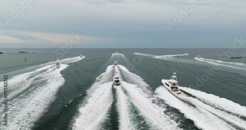 Boat Leaving Old San Juan Bay after  The 70th International Billfish Tournament (IBT) 13 photo